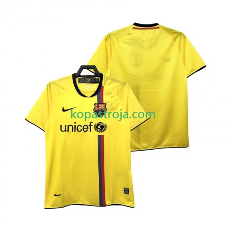 Billiga Fotbollströjor FC Barcelona 2008 2009 Retro Borta tröja Kortärmad